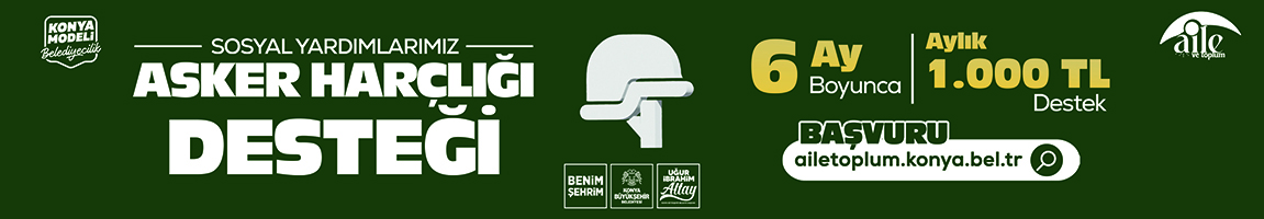 Konya Büyükşehir sosyal yardım