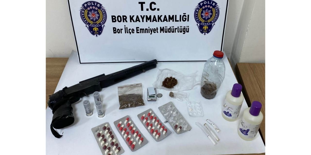 Bor’da uyuşturucu baskını: 1 kişi tutuklandı