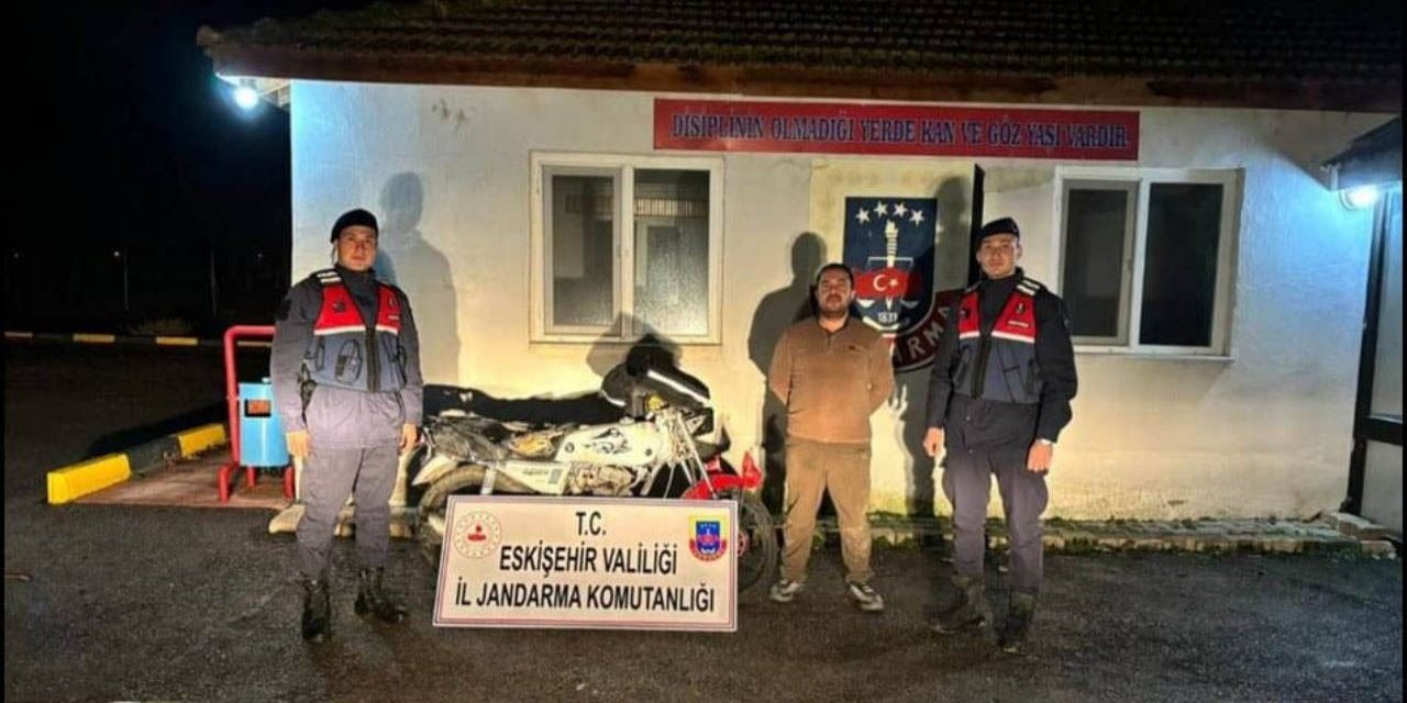Çalıntı motosiklet, sahibine ulaştırıldı