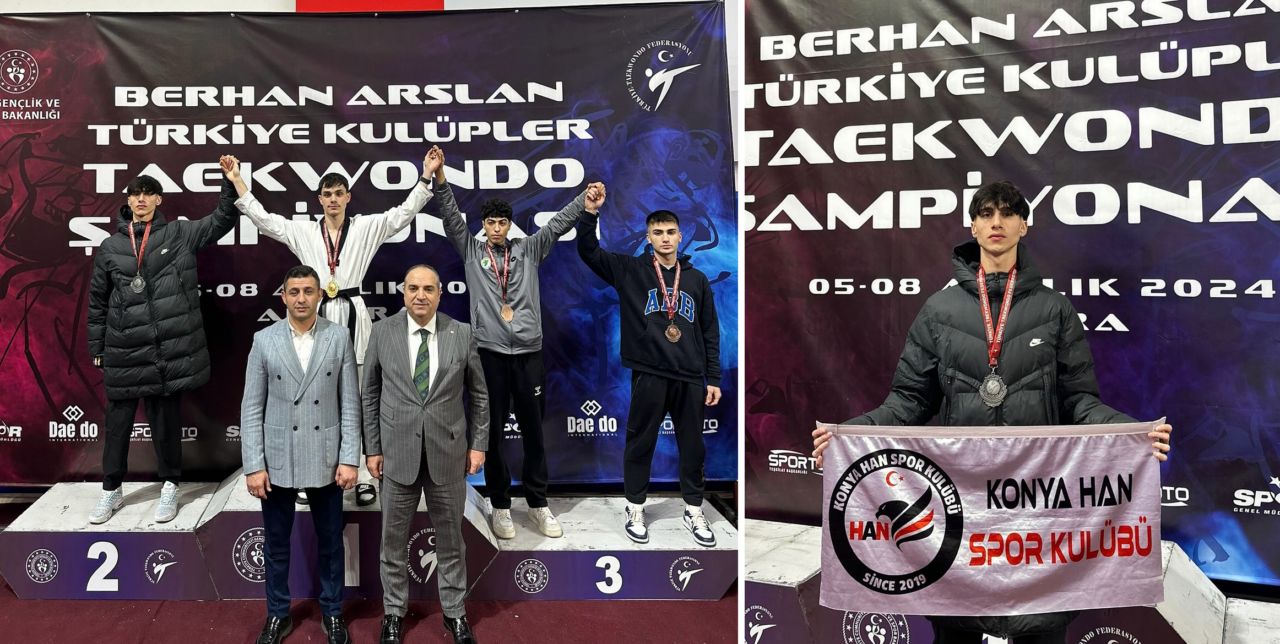 1600 sporcunun arasında madalya alarak çıktı