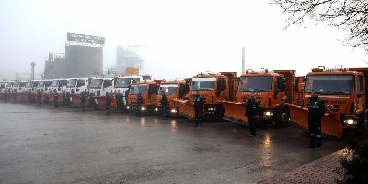 Karatay Belediyesi kışa hazır