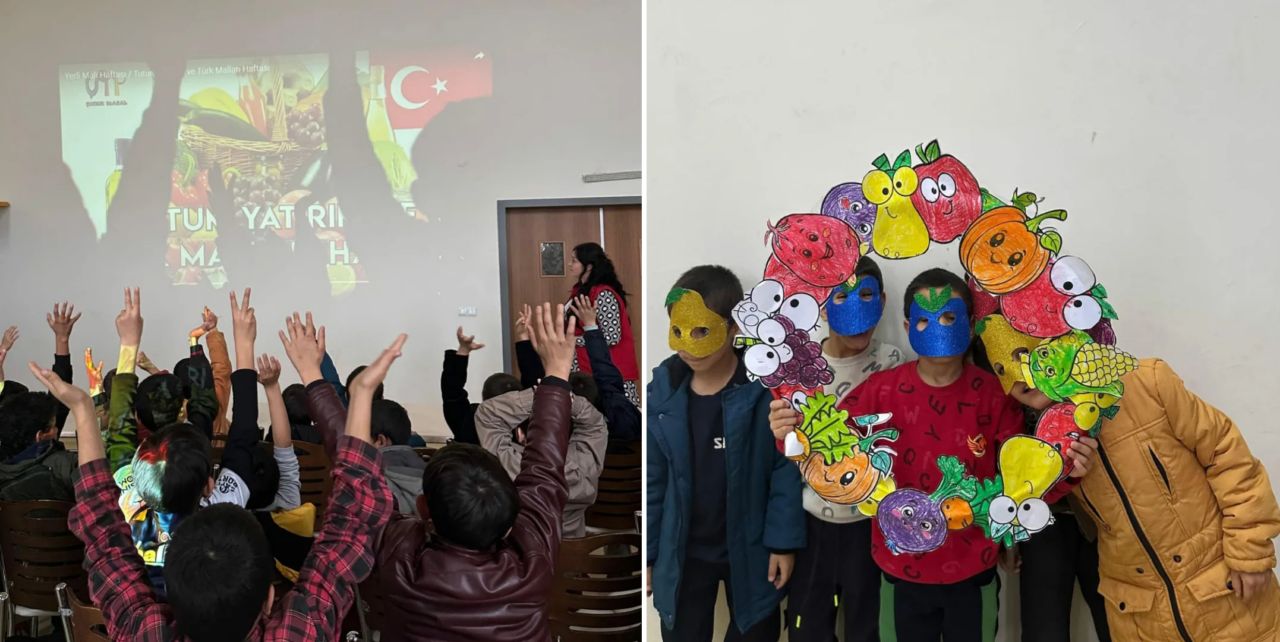 Yurt çocukları yerli malını öğrendi