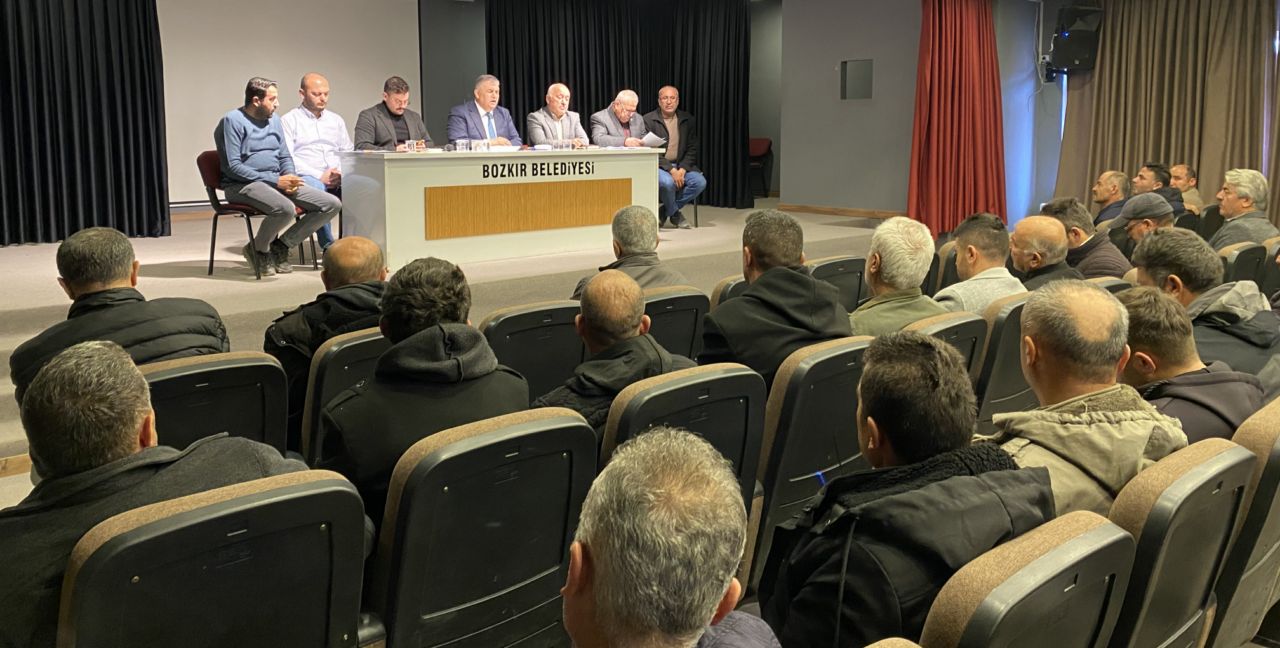 Bozkır’da muhtarlarla istişare toplantısı düzenlendi