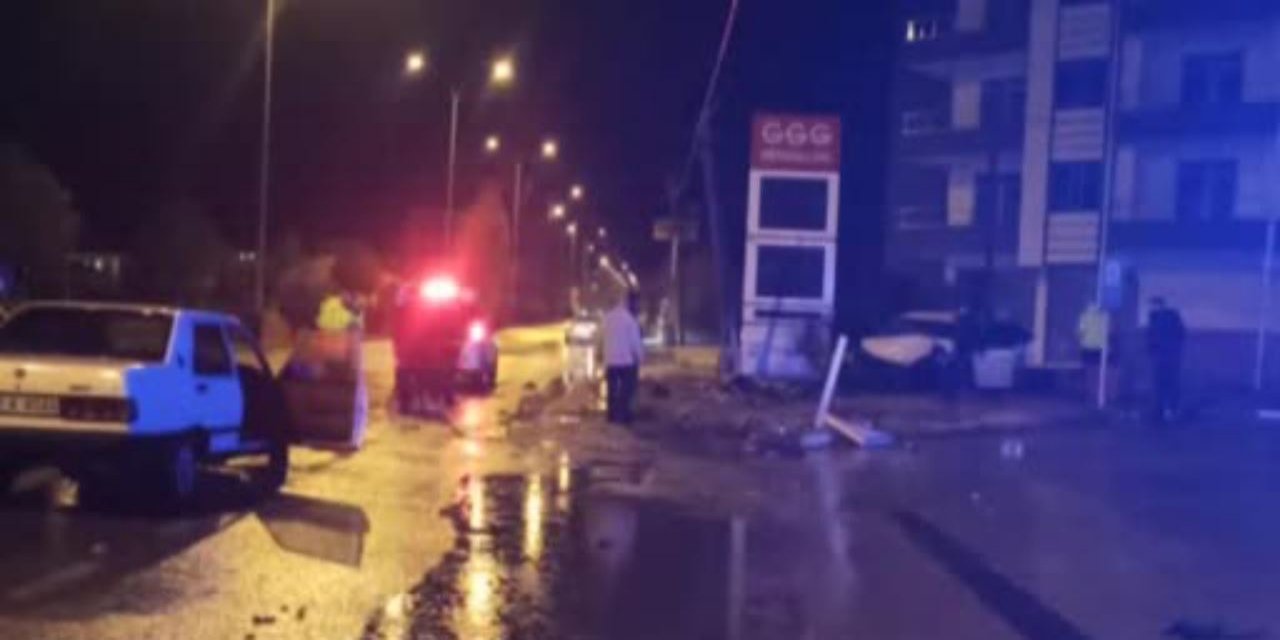 Konya'da iki otomobilin çarpıştığı kazada 1 yaralı