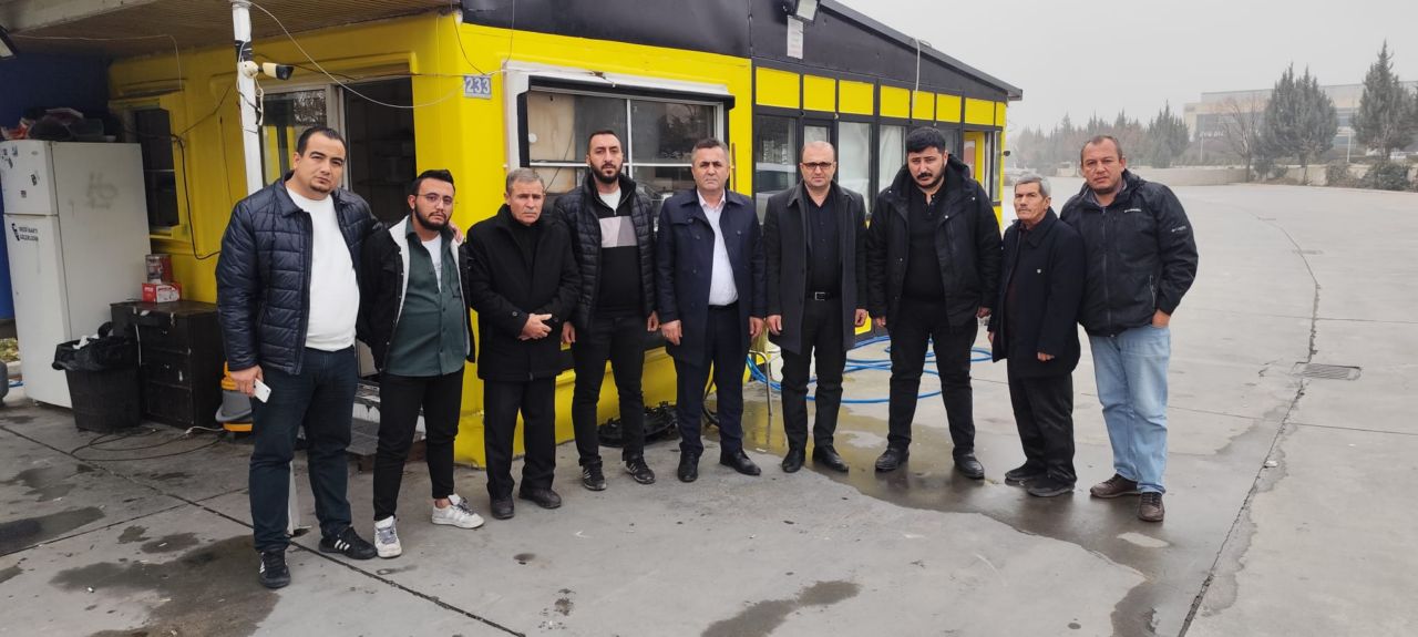 Grand tepe taksi durağına taziye ziyareti
