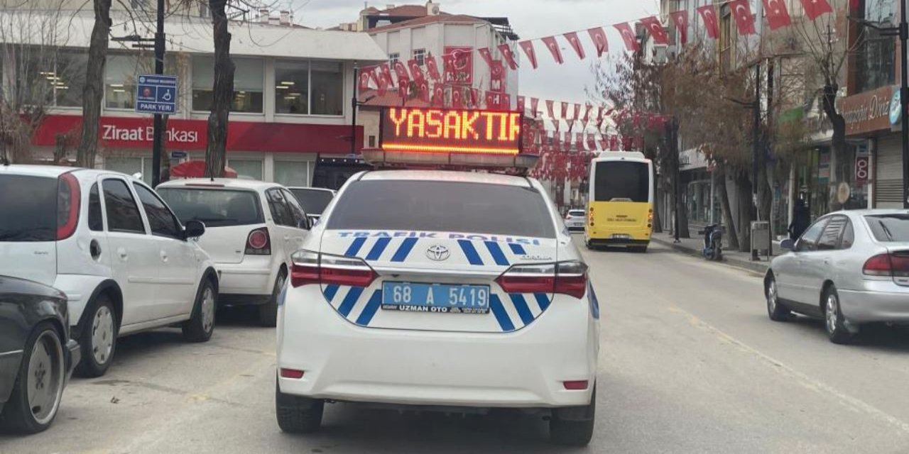 Aksaray'da hatalı parklara karşı sesli ve yazılı uyarı dönemi başladı