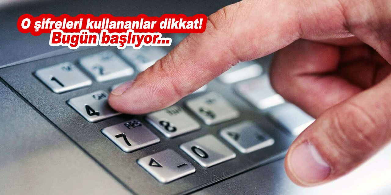 ATM'ler bu şifreleri kullananların kartını yutacak!