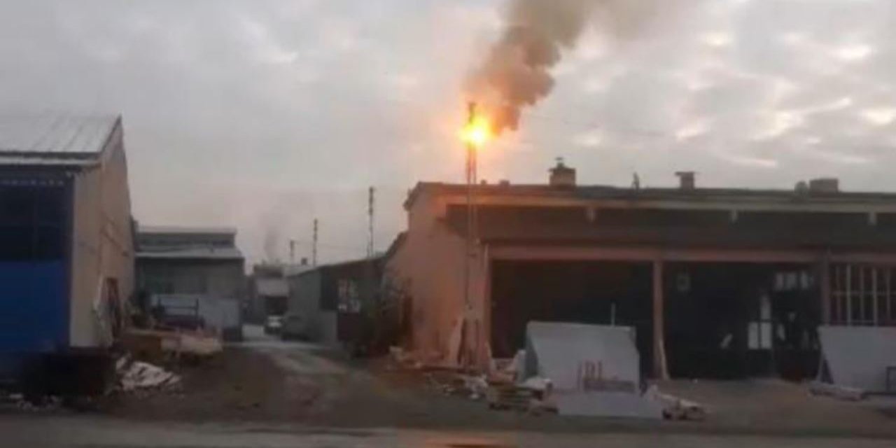 Yozgat'ta trafo patladı, korku dolu anlar yaşandı