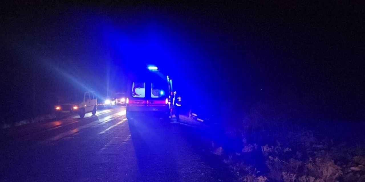 Seydişehir'de devrilen aracın sürücüsü yaralandı