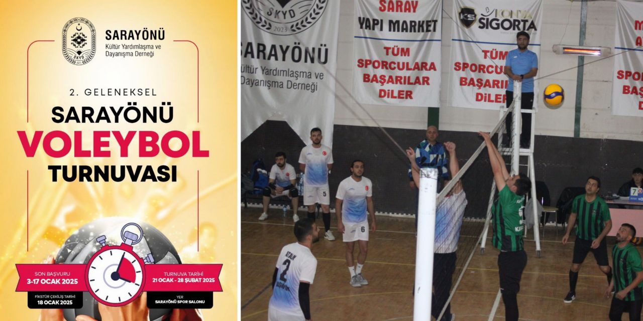 Voleybol turnuvasına başvuru için son günler