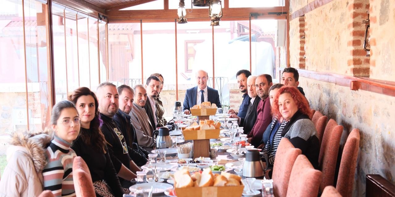 Başkan Köksal, yerel basınla buluştu