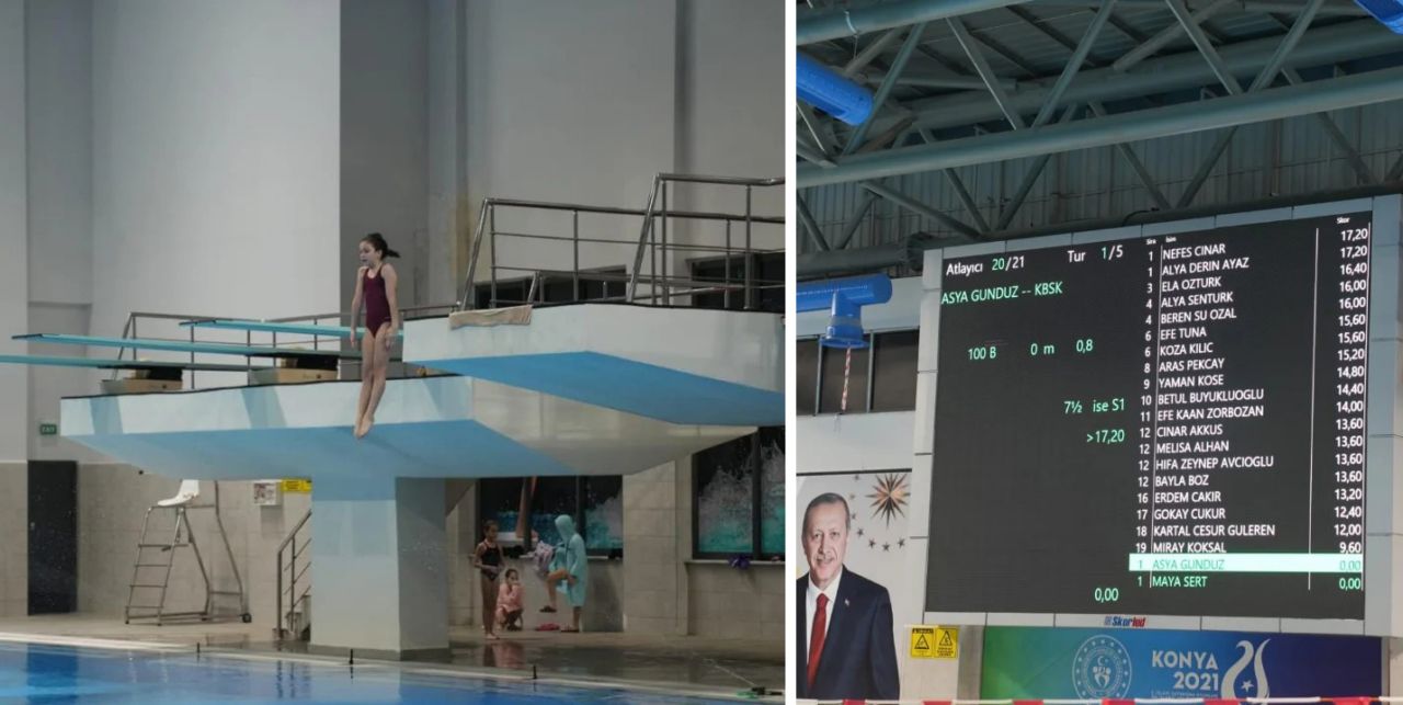 Bu atlayış Konya spor tarihine geçecek