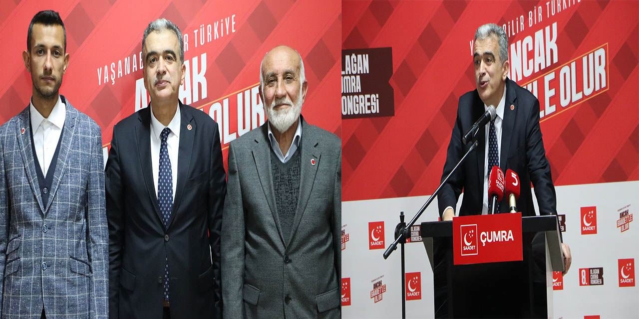 Saadet Partisi Çumra'da kan değişimi