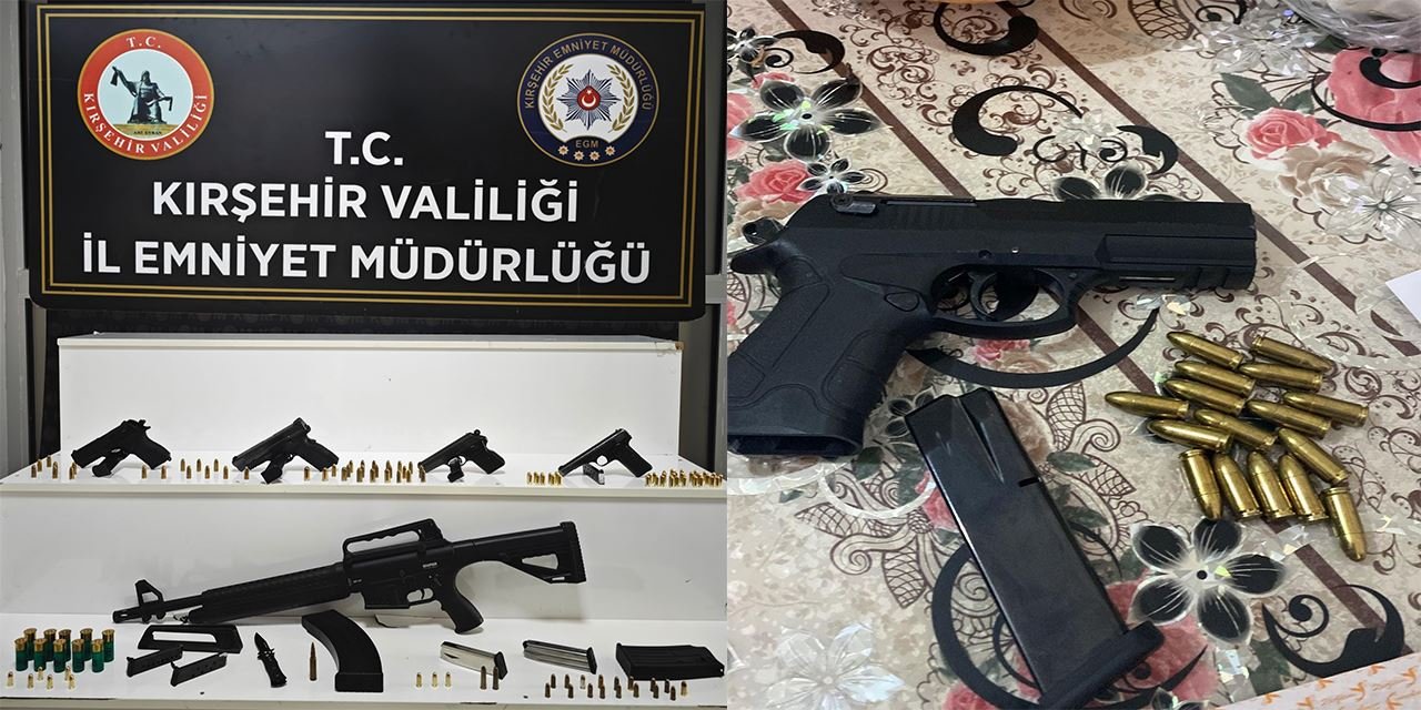 Kırşehir’de silah kaçakçılığına operasyon: 7 tutuklama