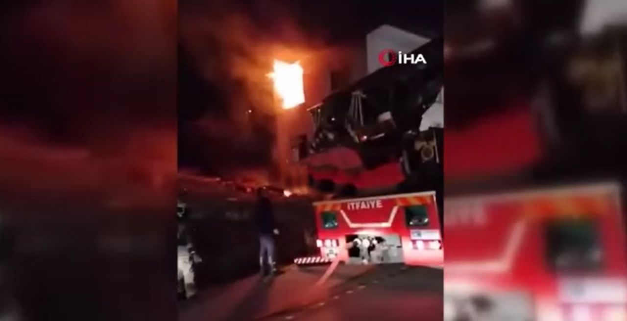 Ankara’da gecekonduda yangın çıktı