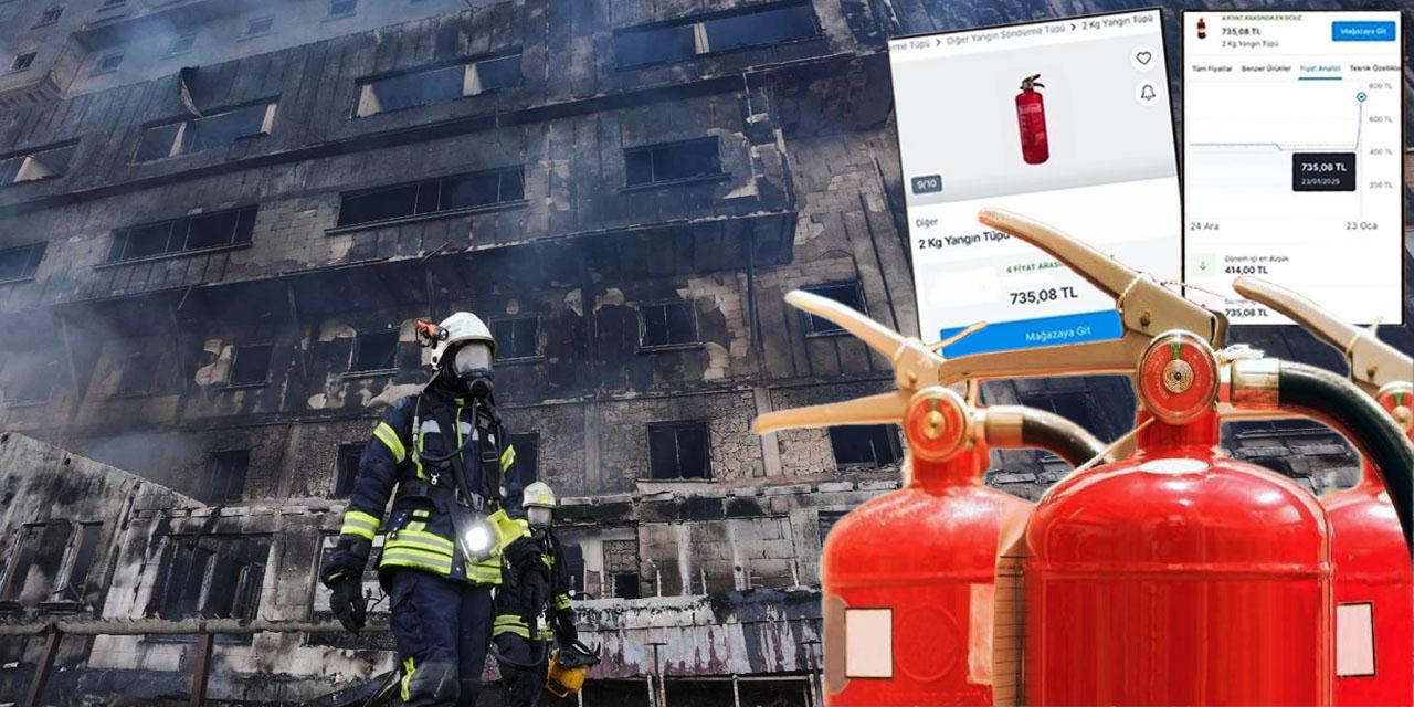 Fırsatçılar sahnede! Yangın tüpüne talep arttı, fiyatlar uçtu