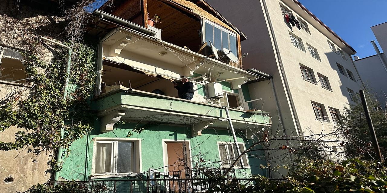 Başkent'te doğal gaz patlaması: 1 kişi yaralandı