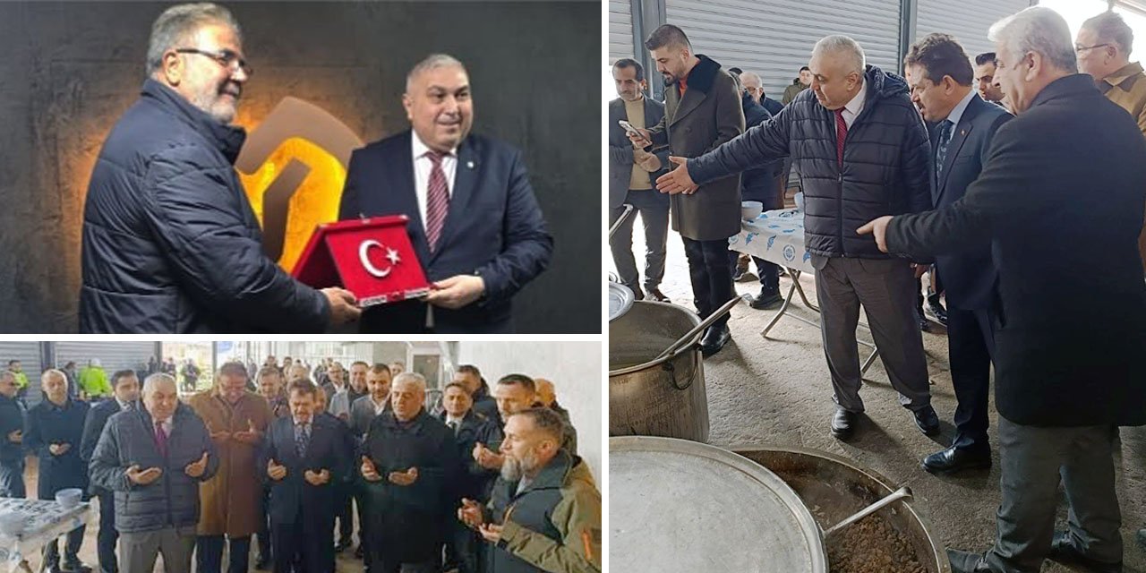 İzmir’deki Konyalılar işadamı Mutlubaş’ın sofrasında buluştu