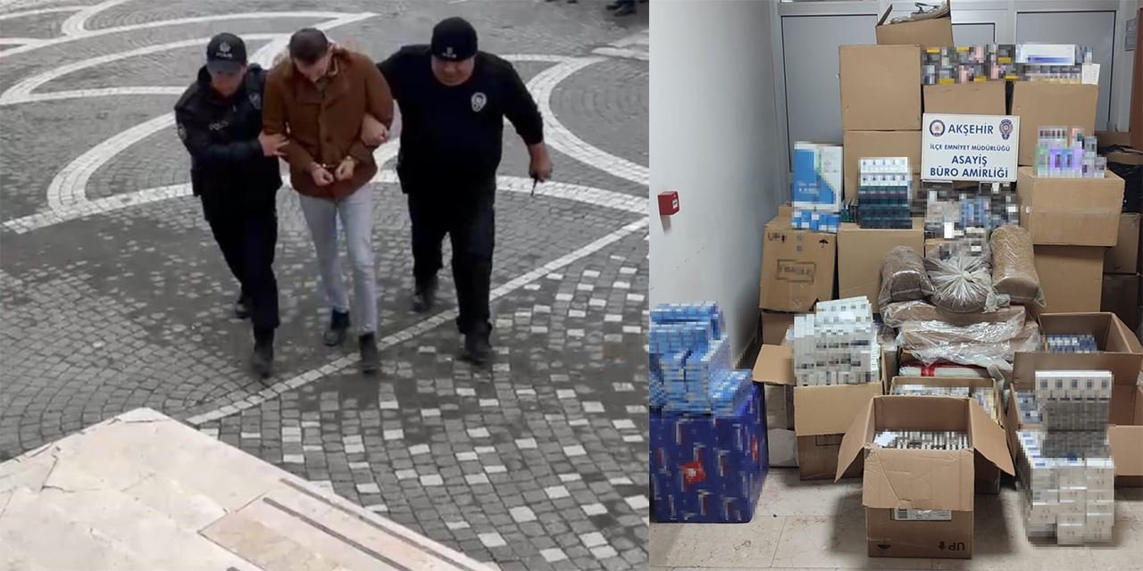 Konya’da kaçakçılara şafak baskını