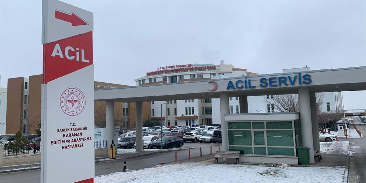 Karaman'da gaz zehirlenmesi şüphesi: 4 kişi hastaneye kaldırıldı
