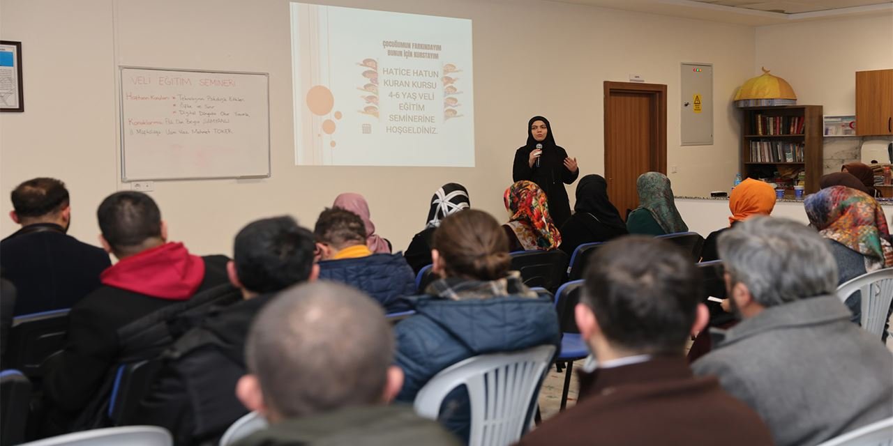 Selçuklu’da ailelere özel eğitim semineri