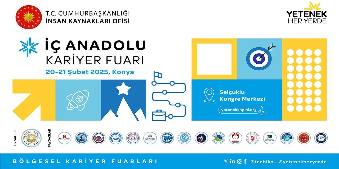İç Anadolu Kariyer Fuarı Konya'da başlıyor