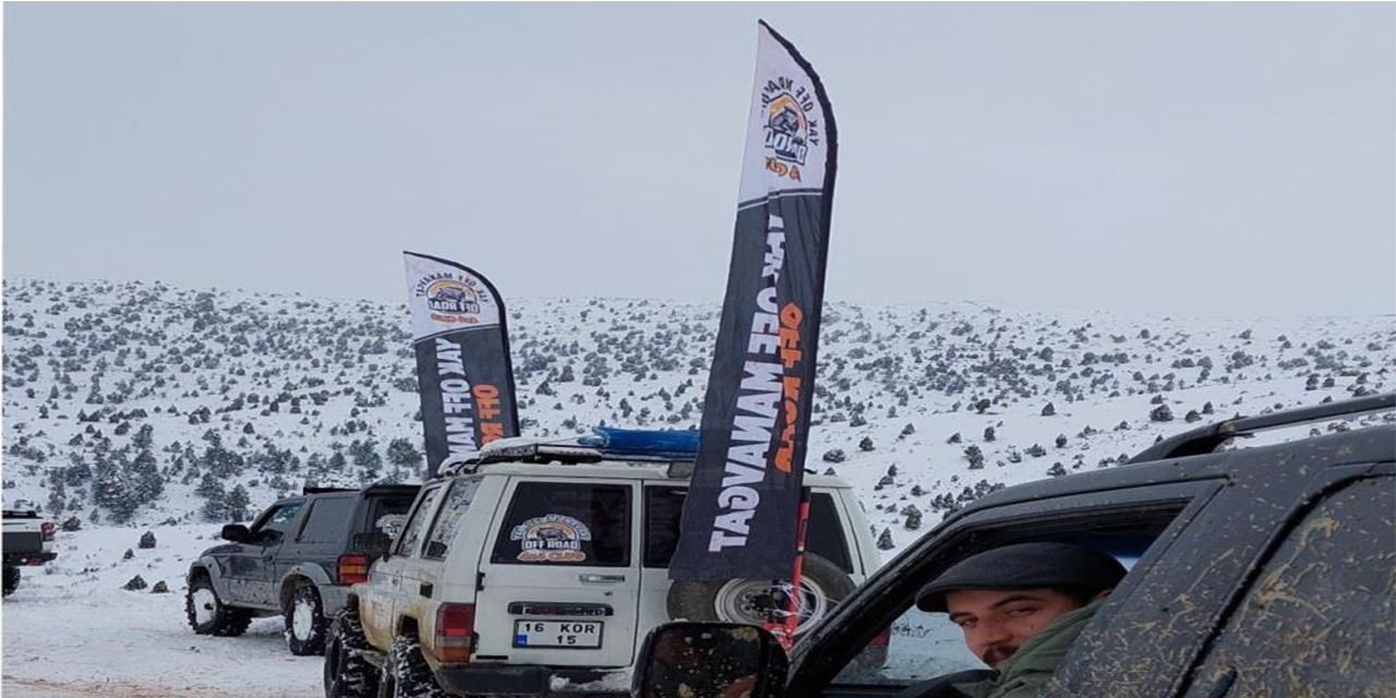 Karlı yollarda offroad heyecanı