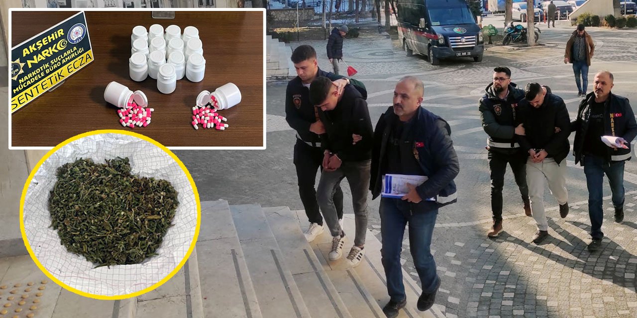 Akşehir’de polis denetimi: 7 kişi cezaevine gönderildi