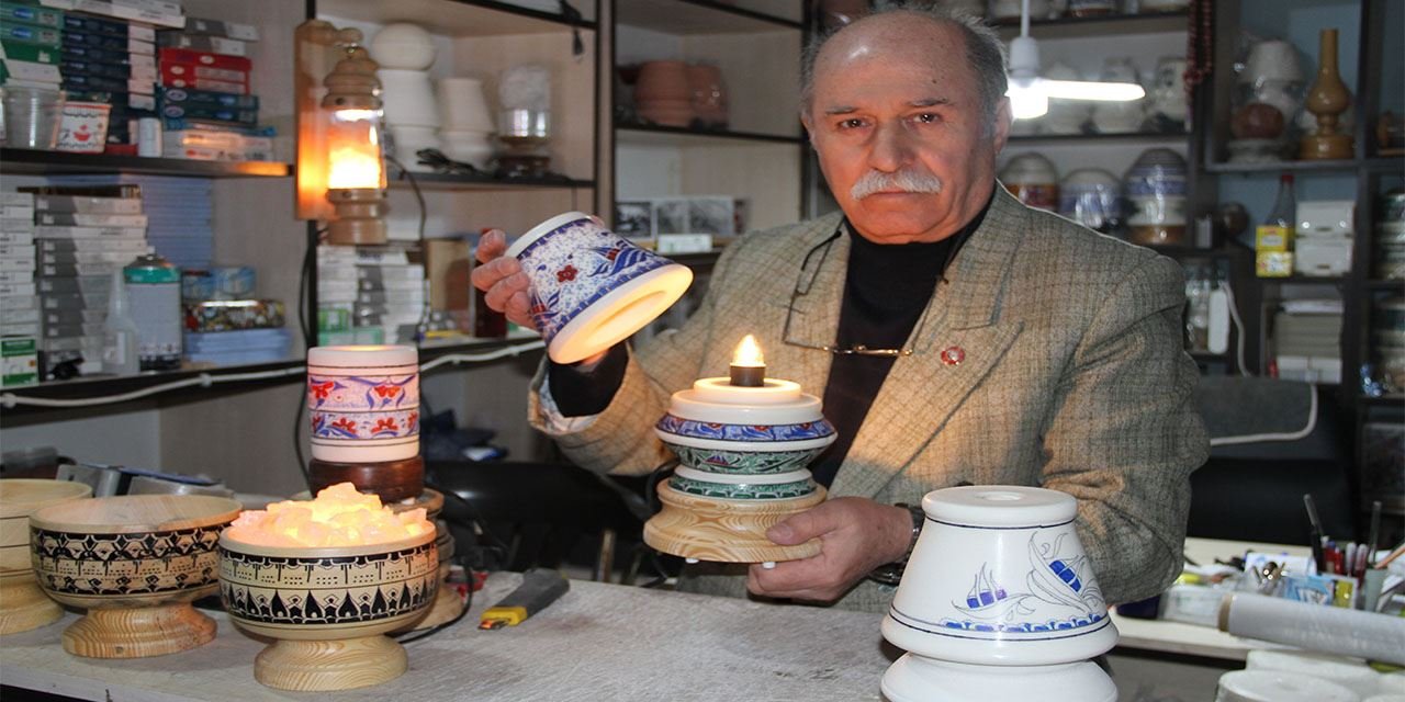 Çankırı kaya tuzu, Türkiye'nin tuz ustasının eliyle sanata dönüşüyor