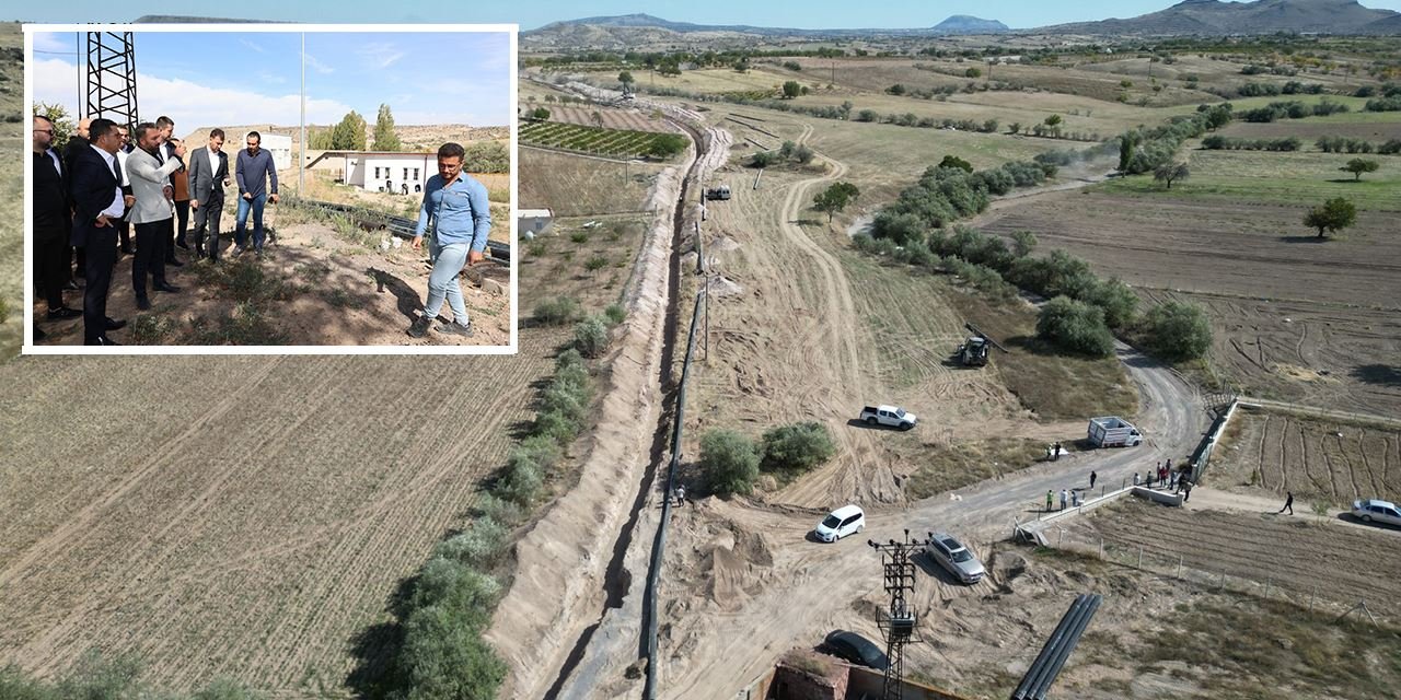 Nevşehir'de tarihi altyapı projesi devam ediyor