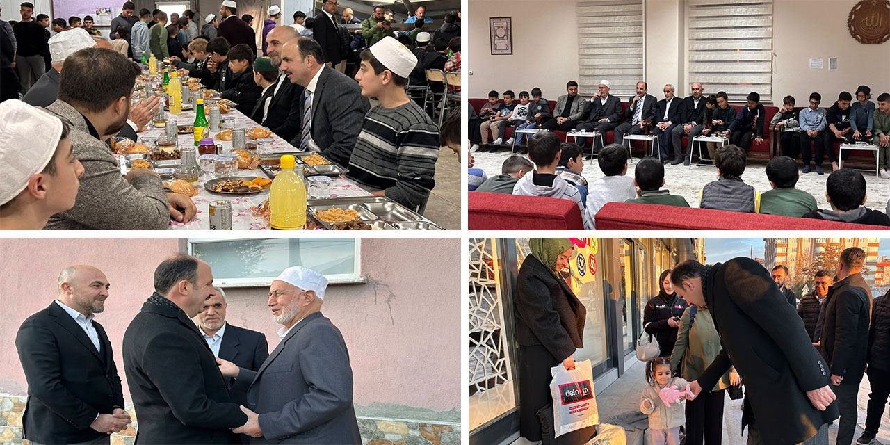 Başkan Altay, Çumra'da hafızlık öğrencileriyle iftar yaptı