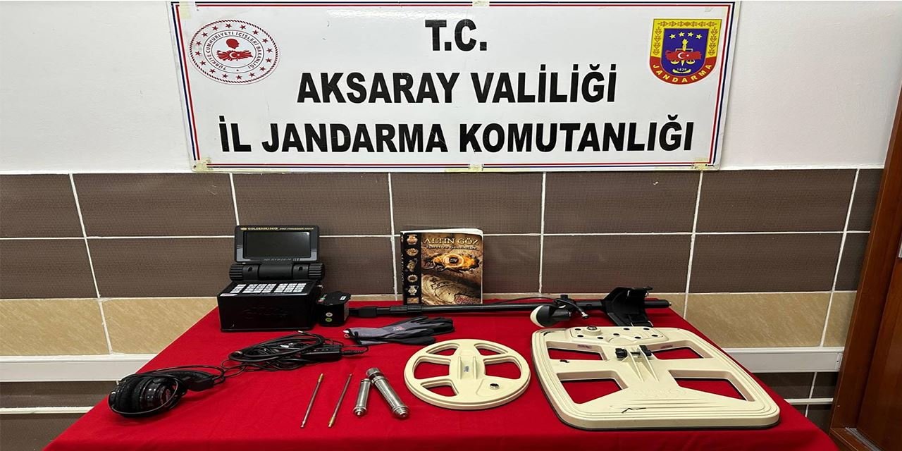 Jandarmadan kaçak kazı çıkarması: 5 kişi gözaltında