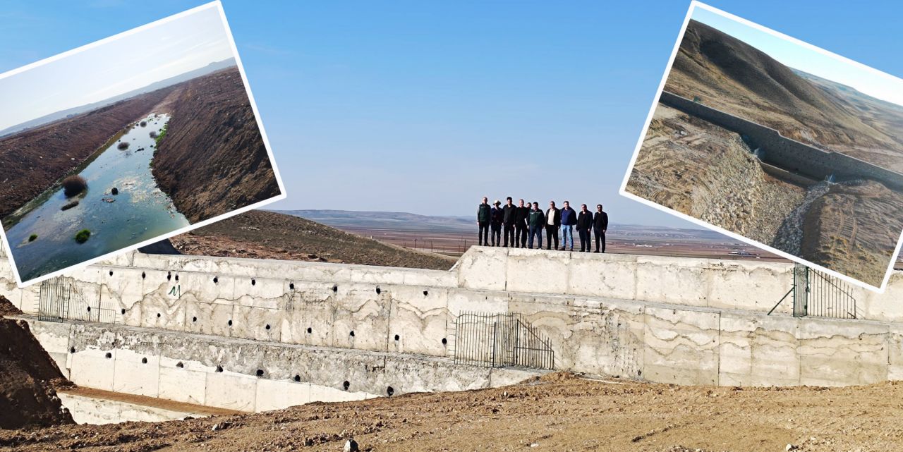 Bu bend 2 bin 500 dekar araziyi taşkınlardan koruyacak