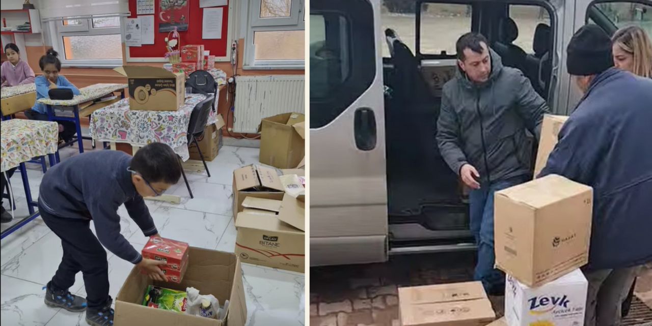 Öğrencilerden ihtiyaç sahiplerine Ramazan yardımı