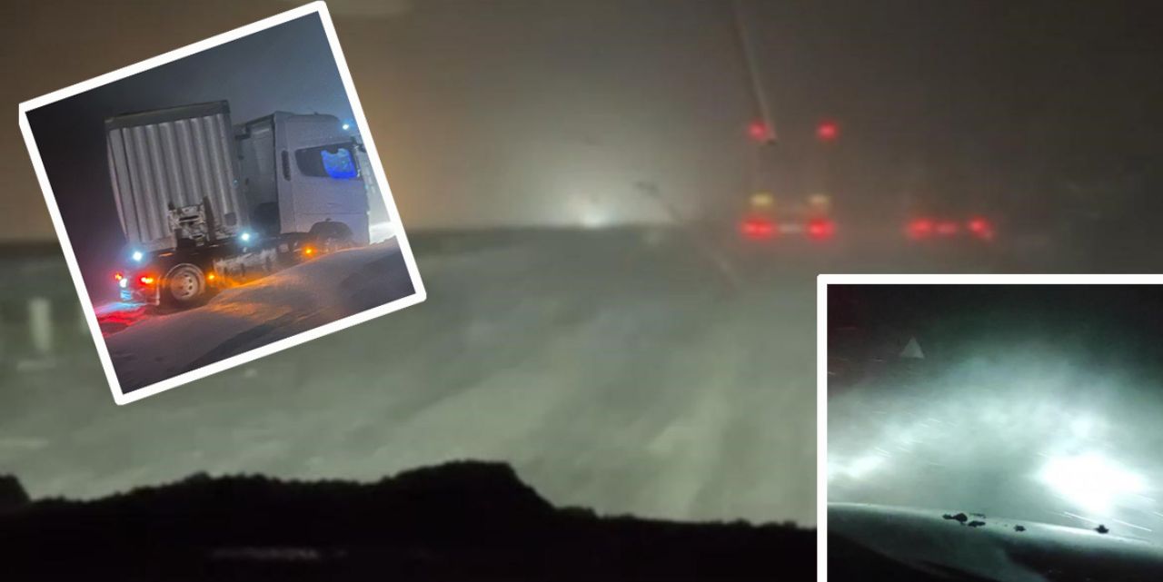 Tipi nedeniyle yollar kapandı: Araçlar mahsur kaldı