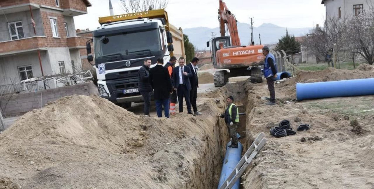 Karapınar’da asbestli borular yenileniyor