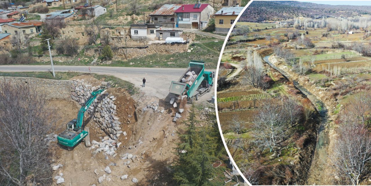 Ilgın'da 10 bin metre uzunluğundaki dere yatağı temizleniyor