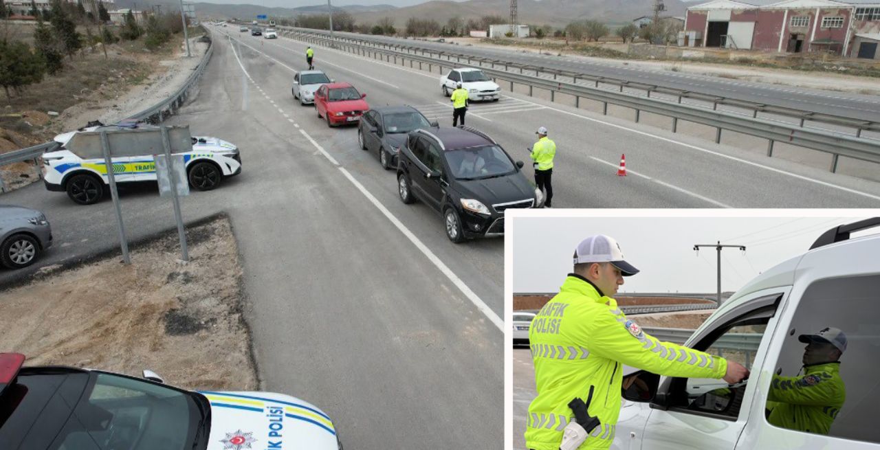 824 kilometrelik yolda sıkı denetim!