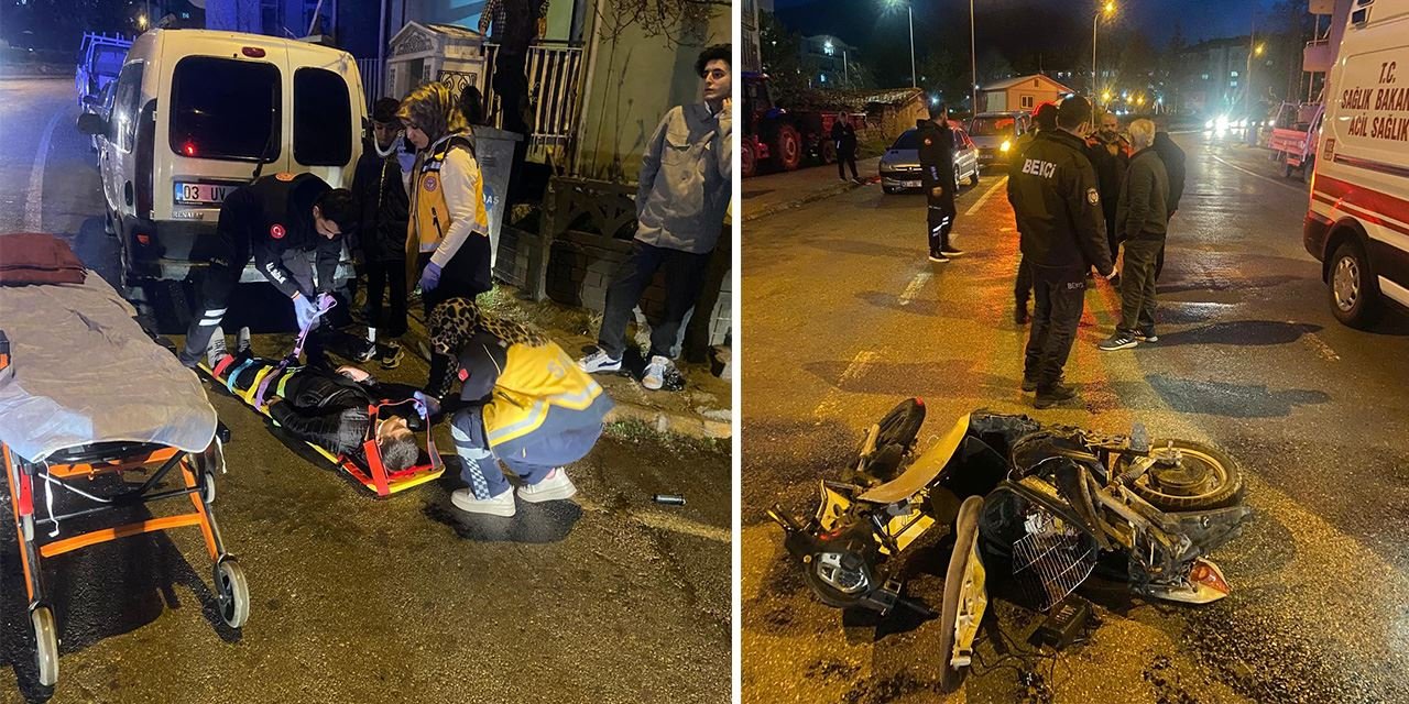 Konya'da elektrikli bisiklet ile cip çarpıştı, 2 yaralı