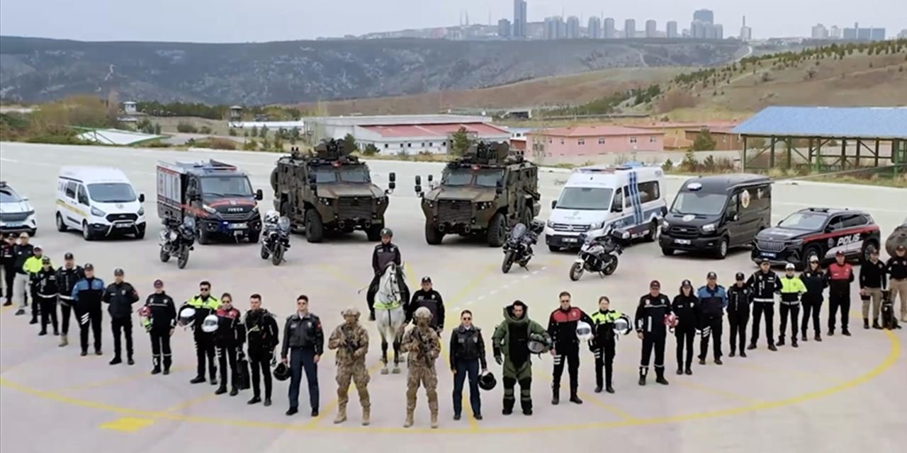 Konya Emniyet'ten Türk Polis Teşkilatının 180. yılına özel anlamlı video