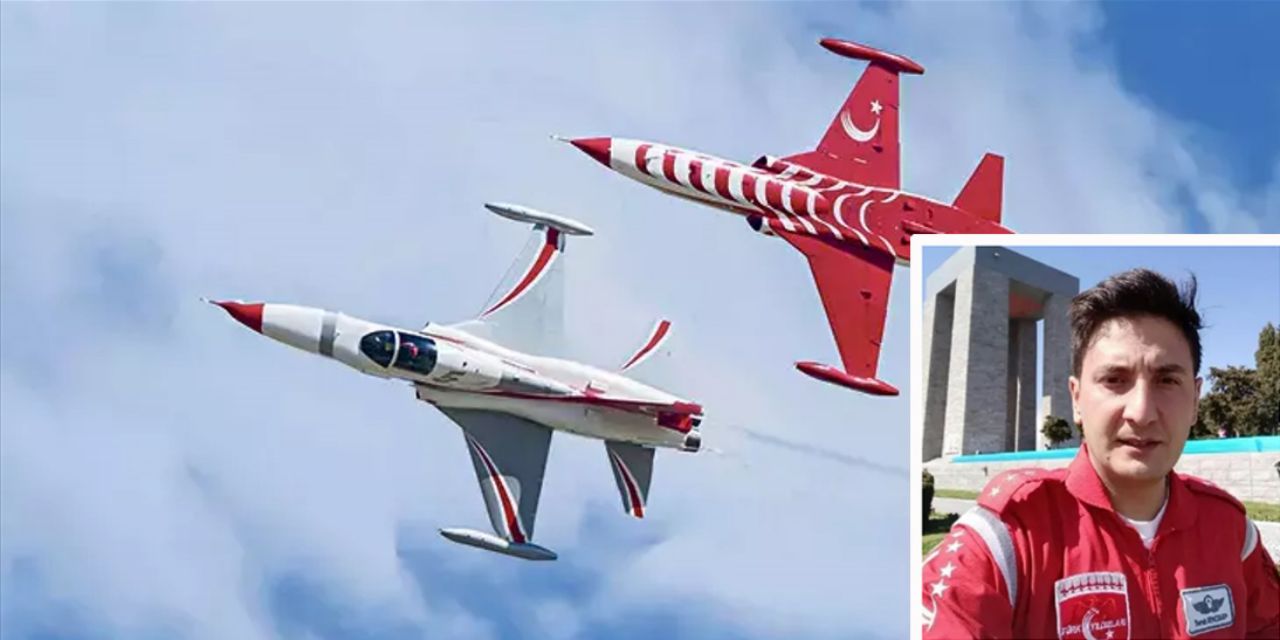 Türk Yıldızları şehit pilotumuzu unutmadı
