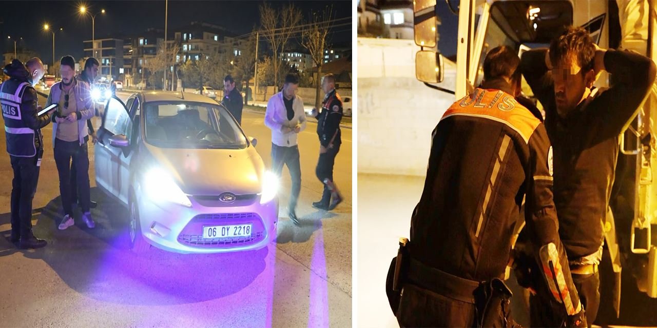 Aksaray’da ekiplerin şok uygulaması: Araçlar ve şahıslar didik didik tarandı