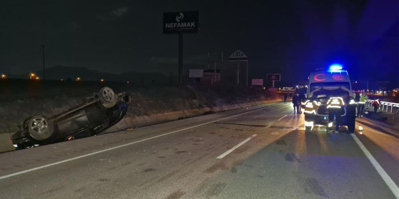 Cip ile otomobil çarpıştı; feci kazada 1 ölü, 2 yaralı