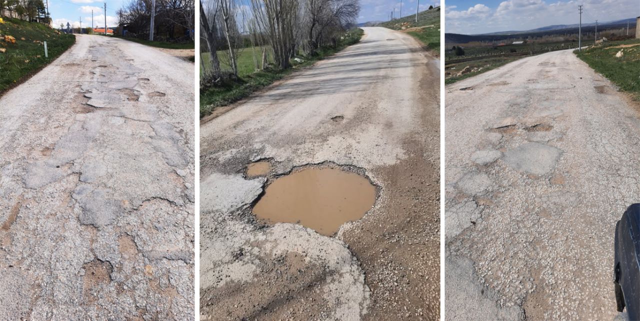 Ilgın’ın bu mahallesindeki bozuk yol vatandaşları bezdirdi