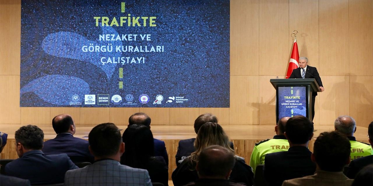 Trafikte nezaket için bir araya geldiler