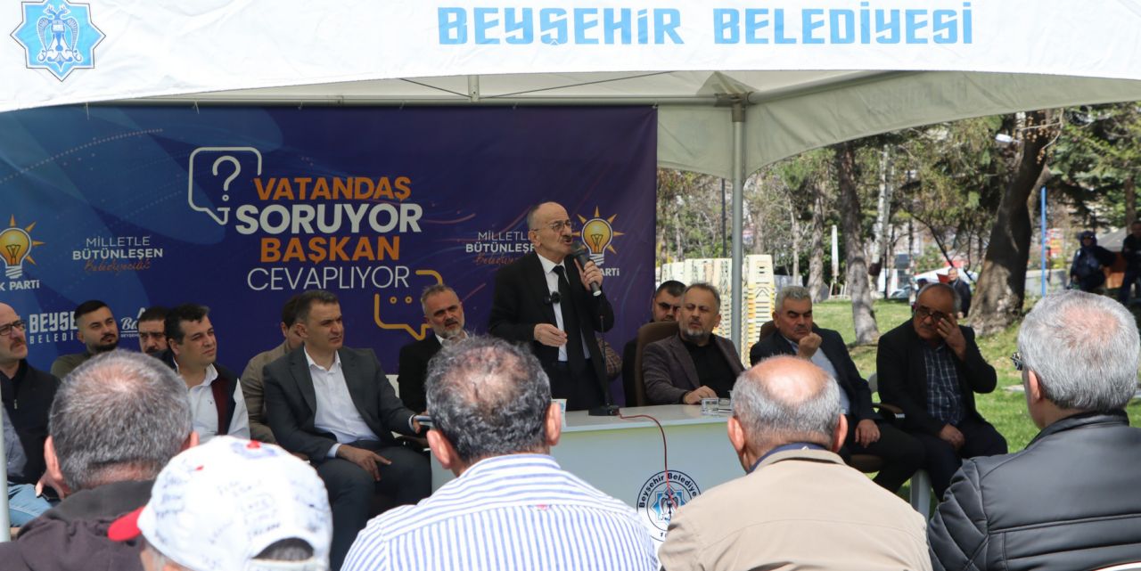 Halk sordu başkan cevapladı