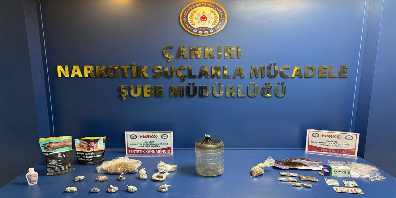 Çankırı’da zehir tacirlerine darbe: 6 şüpheli gözaltında