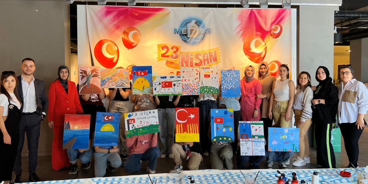 23 Nisan’ın renkleri MEDAŞ’ta buluştu