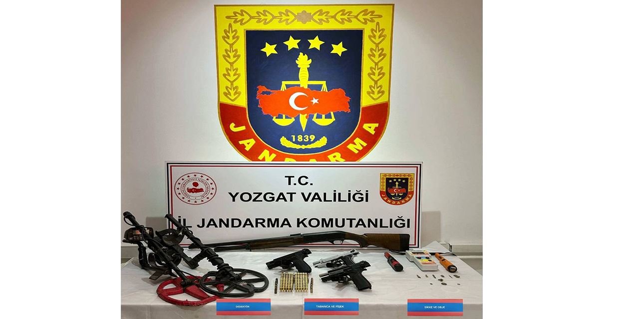 Tarihi eser operasyonu silahları da ortaya çıkardı