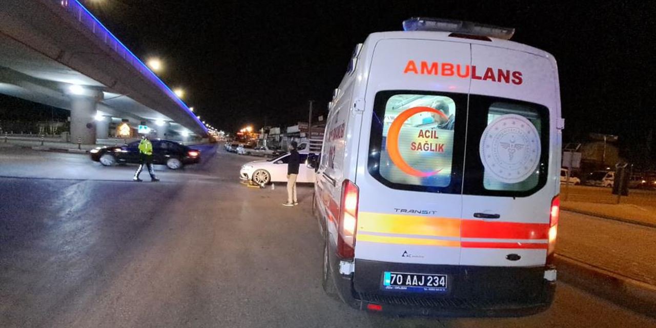 Karaman’da skuter kazası: 2 kişi yaralandı